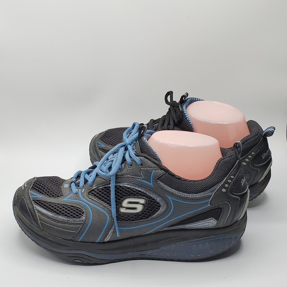 Sketchers shape ups 12320 workout walking shoes with rounded bottom - Picture 12 of 12